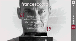 Desktop Screenshot of francescototti.com